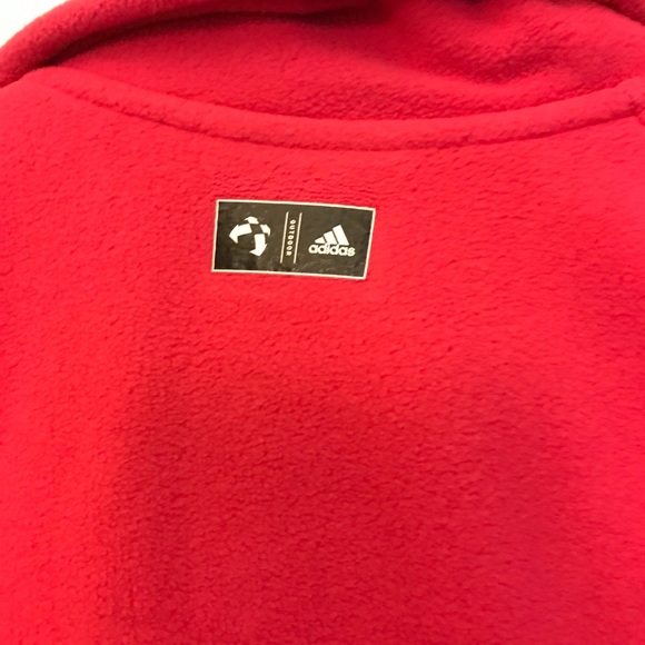 Bright Pink Adidas Fleece Jacket XL - Picture 6 of 8